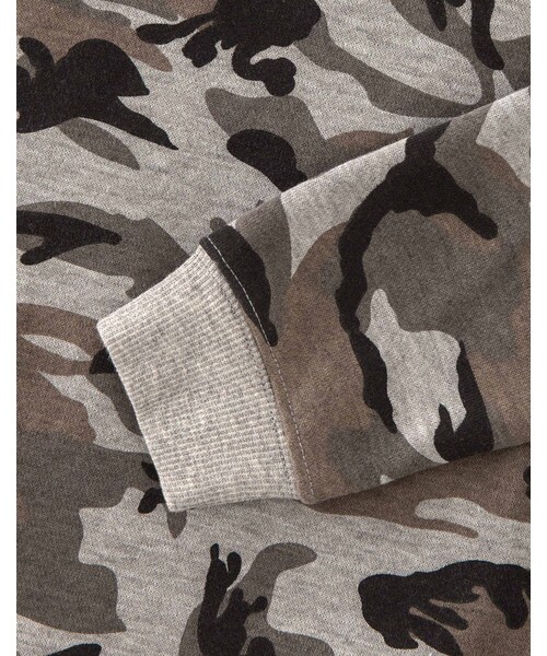 LOVFEE（ラッフィ）の「Le gentle 軍風迷彩長袖上衣（トップス・キッズ・黑/灰・1-2/3-4/5-6）」の8枚目の写真