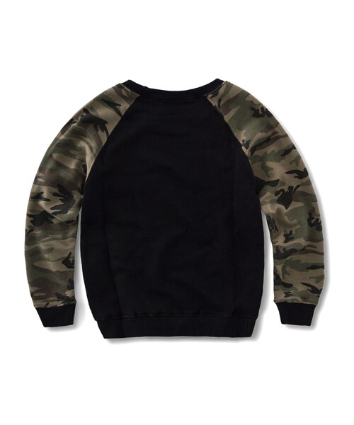 LOVFEE（ラッフィ）の「Le gentle 軍風迷彩長袖上衣（トップス・キッズ・黑/灰・1-2/3-4/5-6）」の3枚目の写真