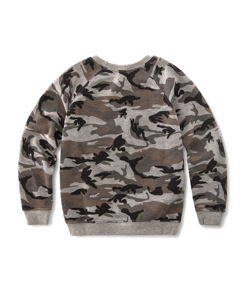 LOVFEE（ラッフィ）の「Le gentle 軍風迷彩長袖上衣（トップス・キッズ・黑/灰・1-2/3-4/5-6）」の7枚目の写真