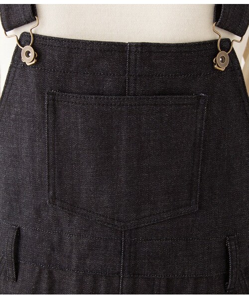LE JUN（ルジュン）の「デニムサロペットスカート（スカート・レディース・ネイビー・S/M/L）」の10枚目の写真