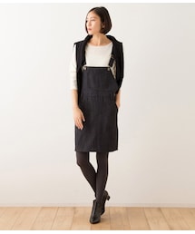 LE JUN | デニムサロペットスカート(スカート)