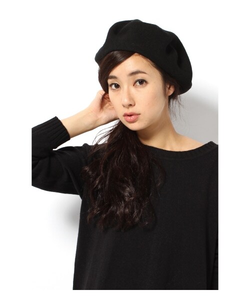 JOURNAL STANDARD（ジャーナルスタンダード）の「【LE BERET FRANCAIS】 ウールベレー（その他帽子・レディース・ブラック・フリー）」の6枚目の写真