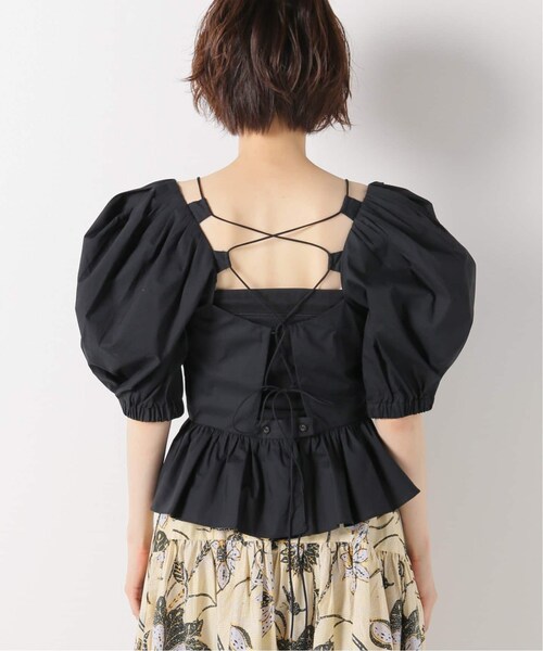 IENA（イエナ）の「【ULLA JOHNSON/ウラ ジョンソン】Carlottaブラウス（その他・ブラック/2）」の6枚目の写真