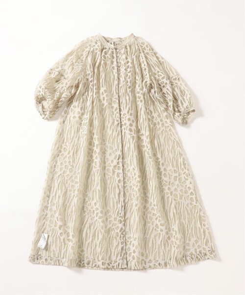【極美品】 IENA イエナ 麻混GIRAFFEオパールカフタン ワンピース SLOBE IENA（スローブイエナ）の「GIRAFFEオパールカフタン