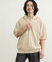 URBAN RESEARCH iD 寬版針織POLO衫