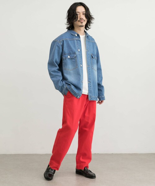 URBAN RESEARCH ID（アーバンリサーチ アイディー）の「URBAN RESEARCH iD 彩色奇諾褲（その他・メンズ・象牙白/藍色/紅色/綠色・M/L）」の15枚目の写真