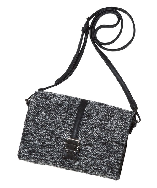 PEACH JOHN（ピーチジョン）の「マイハニービー／ＭＨＢ　２ＷＡＹツイードバッグ（バッグ・レディース・モノトーン/ミックス・ワンサイズ）」の2枚目の写真