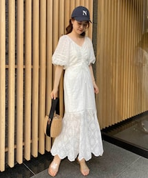 one after another NICE CLAUP | スカラレースワンピース(ワンピース)