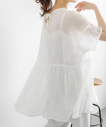 PUAL CE CIN（ピュアルセシン）の「【WEB限定】ラミー後ろリボン 