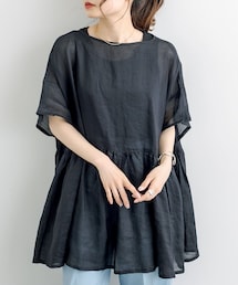 PUAL CE CIN（ピュアルセシン）の「【WEB限定】ラミー後ろリボン 