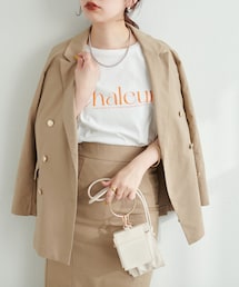 natural couture | ちょっと大人な綿麻釦テーラージャケット(テーラードジャケット)