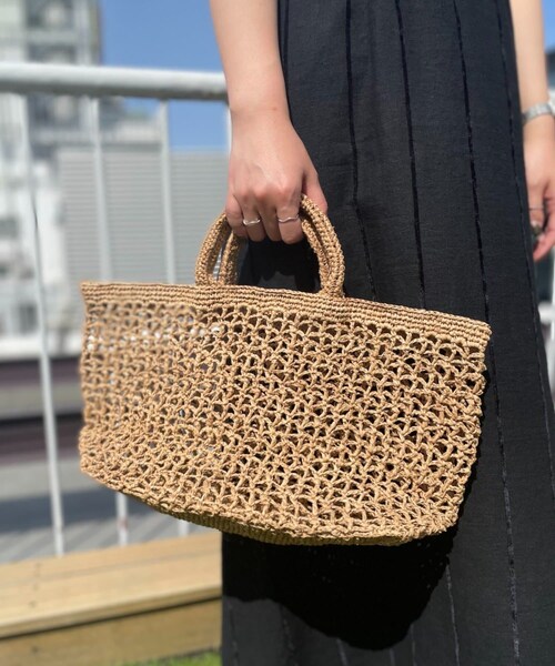 新品♡チャオパニックカゴバッグ GRAIN/グレイン】バイカラーかごバッグ | CIAOPANIC(チャオパニック