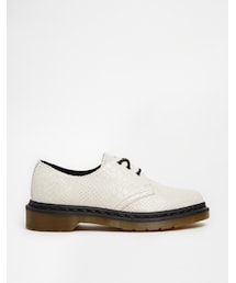 Dr. Martens | Dr Martens Core 1461 Tahan White 3-Eye Flat Shoes - Off white(シューズ)