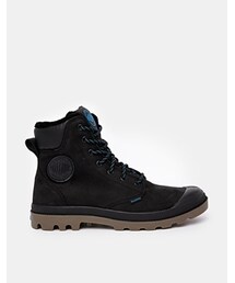 PALLADIUM | Palladium Pampa Sport Cuff Shearling Lined Black Boots - Black/dark gum(ブーツ)