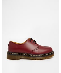 Dr. Martens | Dr Martens 1461 Cherry Red 3-Eye Flat Shoes - Cherry red(シューズ)