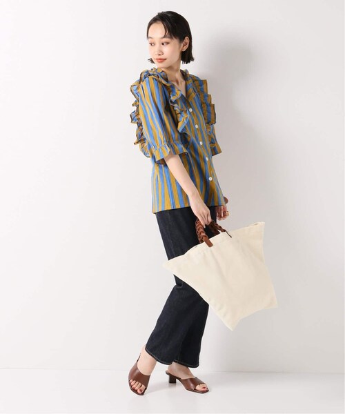 IENA(イエナ)の「【SZ Blockprints/エスゼットブロックプリント】Hartleyブラウス(その他・ナチュラル/フリー)」の5枚目の写真