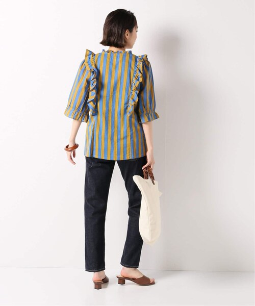IENA(イエナ)の「【SZ Blockprints/エスゼットブロックプリント】Hartleyブラウス(その他・ナチュラル/フリー)」の6枚目の写真
