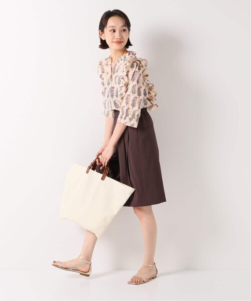 IENA(イエナ)の「【SZ Blockprints/エスゼットブロックプリント】Hartleyブラウス(その他・ナチュラル/フリー)」の4枚目の写真