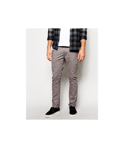 CHEAP MONDAY(チープマンデイ)の「Cheap Monday Slim Fit Chinos - Gray(その他パンツ・メンズ・Gray・W36 L34/W28 L32/W29 L32/W30 L32/W30 L34/W31 L32/W31 L34/W32 L32/W32 L34/W33 L32/W33 L34/W34 L32/W34 L34)」の1枚目の写真