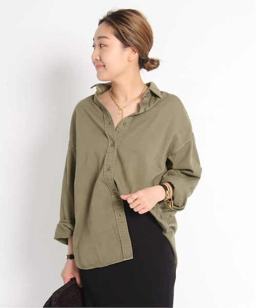 Deuxieme Classe badass シャツ カーキ