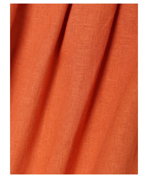 Green　Parks（グリーンパークス）の「【予約】ベルギーリネン混 スリット入りパンツ（パンツ・ダークグレー/オレンジ/モカ/ブルー・F）」の12枚目の写真