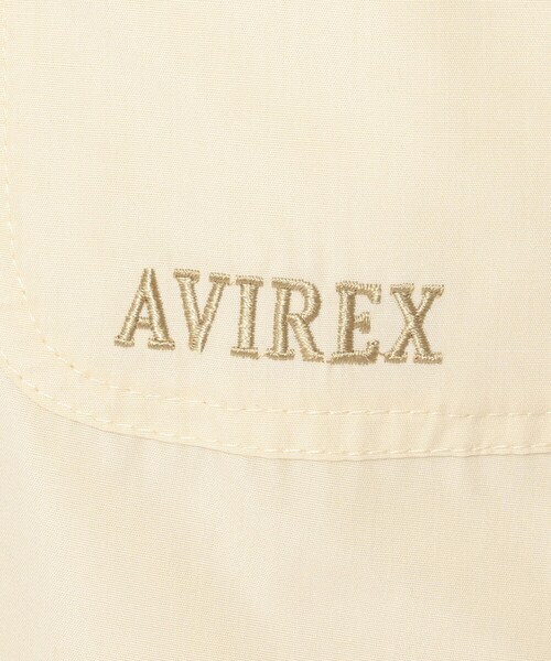 AVIREX（アヴィレックス）の「TUCK GATHERS WIDE PANTS/ タックギャザーワイドパンツ（パンツ・IVORY/BLACK/BROWN・F）」の10枚目の写真