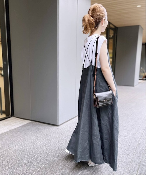 Spick&Span リネンキャミソールワンピース Spick & Span（スピックアンドスパン）の「≪予約≫リネンキャミソール