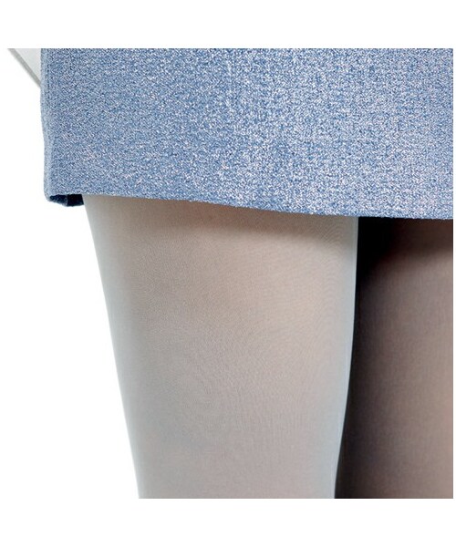靴下屋（クツシタヤ）の「30デニールシアーレギンス10分丈（レギンス・スパッツ・レディース・アイボリー/シルバーグレー/グレー/クロ/チャコールグレー/グレージュ/ベビーピンク/オールドピンク/コン・M～L）」の14枚目の写真
