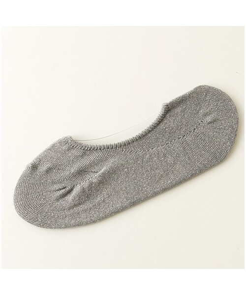 靴下屋（クツシタヤ）の「Ｎｅｗラメ無縫製カバーソックス（ソックス・靴下・レディース・オフホワイト/グレー/クロ/アカ/ブルー・22.0～24.0cm）」の3枚目の写真