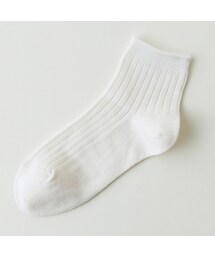 靴下屋 | ◆カタログ掲載◆6×2リブショートソックス(レッグウェア)