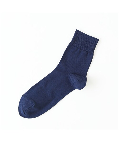 靴下屋（クツシタヤ）の「ゴム長無地ショートソックス（ソックス・靴下・レディース・オフホワイト/クロ/チャコールグレー/サンドグレー/コゲチャ/ローズピンク/ワイン/カラシ/アオミドリ/コン/ネイビー・22.0～24.0cm）」の11枚目の写真