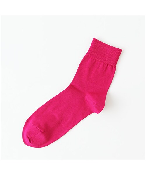 靴下屋（クツシタヤ）の「ゴム長無地ショートソックス（ソックス・靴下・レディース・オフホワイト/クロ/チャコールグレー/サンドグレー/コゲチャ/ローズピンク/ワイン/カラシ/アオミドリ/コン/ネイビー・22.0～24.0cm）」の7枚目の写真