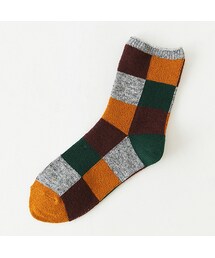 靴下屋 | 異素材ブロックショートソックス(レッグウェア)