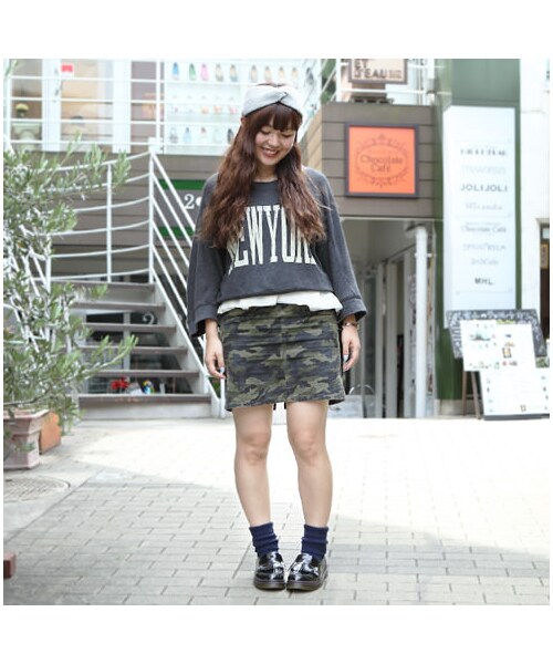 靴下屋（クツシタヤ）の「大幅折り返しルーズベタソックス◆2WAY◆（ソックス・靴下・レディース・オフホワイト/クロ/グレージュ/エンジ/レンガ/ダークグリーン・22.0～24.0cm）」の16枚目の写真