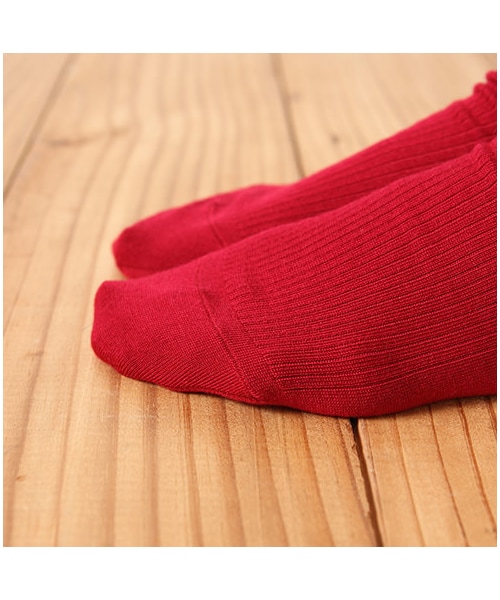 靴下屋（クツシタヤ）の「リボン付きリブショートソックス（ソックス・靴下・レディース・オフホワイト/クロ/チャコールモク/ダークレッド/ターコイズブルー/ブルーブラック・22.0～24.0cm）」の13枚目の写真