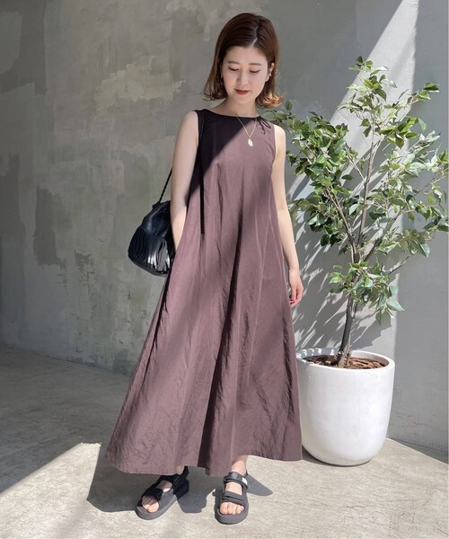 【美品】Spick and Span ノースリーブワンピース セール】裏毛ノースリーブワンピース（ワンピース）｜Spick