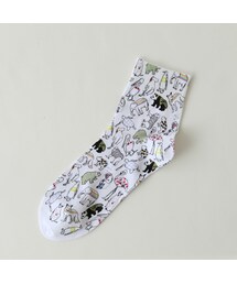靴下屋 | ◆限定◆動物プリントショートソックス(レッグウェア)