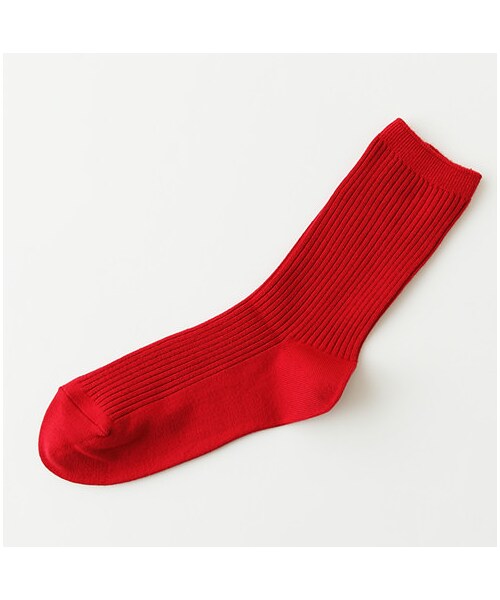 靴下屋（クツシタヤ）の「2×2リブソックス（ソックス・靴下・レディース・キナリ/サラシ/クロ/チャコールモク/モカチャ/アカ/エンジ/オレンジ/カラシ/ダークグリーン/コン/ロイヤルブルー・22.0～24.0cm）」の8枚目の写真