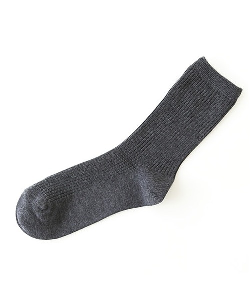 靴下屋（クツシタヤ）の「2×2リブソックス（ソックス・靴下・レディース・キナリ/サラシ/クロ/チャコールモク/モカチャ/アカ/エンジ/オレンジ/カラシ/ダークグリーン/コン/ロイヤルブルー・22.0～24.0cm）」の3枚目の写真