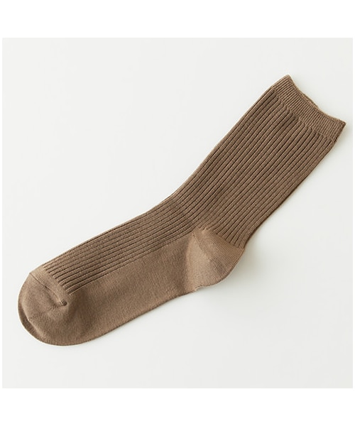 靴下屋（クツシタヤ）の「2×2リブソックス（ソックス・靴下・レディース・キナリ/サラシ/クロ/チャコールモク/モカチャ/アカ/エンジ/オレンジ/カラシ/ダークグリーン/コン/ロイヤルブルー・22.0～24.0cm）」の11枚目の写真