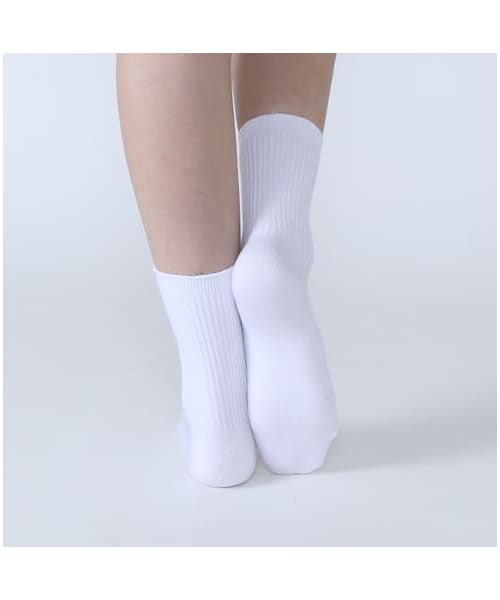 靴下屋（クツシタヤ）の「2×2リブソックス（ソックス・靴下・レディース・キナリ/サラシ/クロ/チャコールモク/モカチャ/アカ/エンジ/オレンジ/カラシ/ダークグリーン/コン/ロイヤルブルー・22.0～24.0cm）」の16枚目の写真