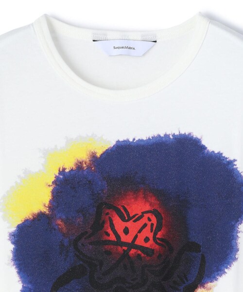 SASQUATCHfabrix.（サスクワァッチファブリックス）の「Sasquatchfabrix./サスクワッチファブリックス/“KASHIN DYES-A” T-SHIRT（その他・メンズ・WHITE/PINK・L）」の3枚目の写真