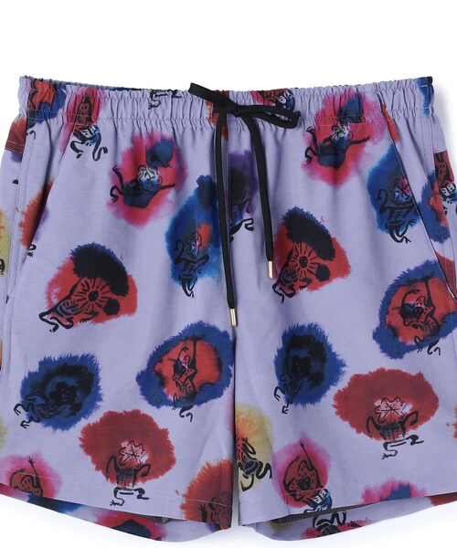 SASQUATCHfabrix.（サスクワァッチファブリックス）の「Sasquatchfabrix./サスクワッチファブリックス/KASHIN DYES” SHORTS"（その他・メンズ・WHITE/PURPLE・L）」の3枚目の写真