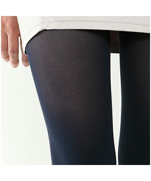 靴下屋（クツシタヤ）の「NEW 60デニール10分丈レギンス（レギンス・スパッツ・レディース・シルバーグレー/グレー/クロ/ニュアンスグレー/チャコールグレー/グレージュ/コゲチャ/ベビーピンク/オールドピンク/コン/インクブルー/ラベンダー・M～L）」の17枚目の写真