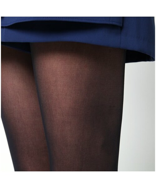 靴下屋（クツシタヤ）の「30デニール　トレンカタイプレギンス（レギンス・スパッツ・レディース・シルバーグレー/クロ/チャコールグレー/グレージュ・M～L）」の9枚目の写真