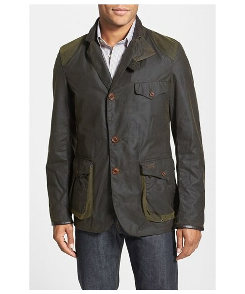 barbour beacon sports waxed jacket