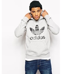 adidas | Adidas Originals Trefoil Hoodie - Gray(スウェット)