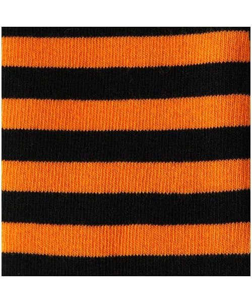 靴下屋（クツシタヤ）の「キッズ ボーダータイツ 110～130㎝（タイツ・キッズ・クロ＋オフ/クロ＋チャコール/クロ＋ピンク/クロ＋オレンジ/クロ＋パープル・110.0～130.0cm）」の5枚目の写真