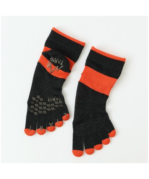 タビオ 5本指ソックスS 23〜25センチ レッド２点 オレンジ２点セット タビオ 5本指ソックスS 23〜25センチ レッド2点 オレンジ2点セット