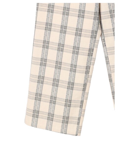 Green　Parks（グリーンパークス）の「先染めサマーパンツ（パンツ・グリーン/チェック・F）」の6枚目の写真
